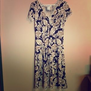 Cute patterned short sleeve dress